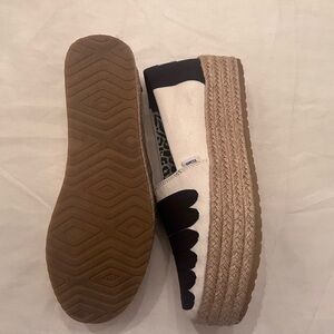 TOMS- Valencia Platform Espadrille in Natural